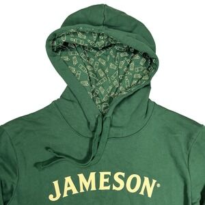 New Jameson Irish Whiskey Men's Green Hoodie Sweatshirt Sz Small‎ Casual Merch